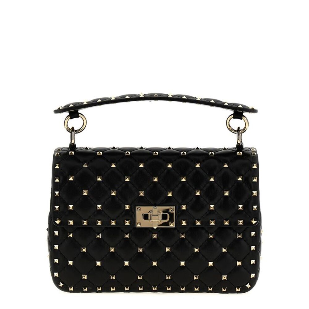 Valentino Garavani Black Lamb Leather Shoulder Women's Bag